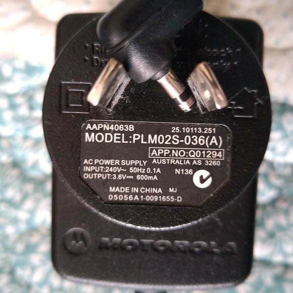 Motorola Cell Phones & Accessories Motorola Plm2s036 Power Supply